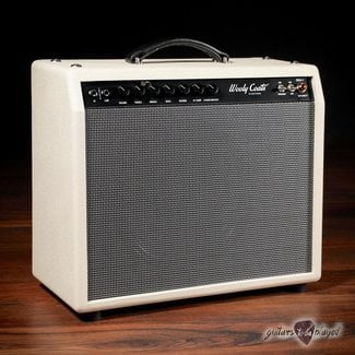 3rd Power 3rd Power Wooly Coats Spanky MKII+ 20W 1x12” Combo Amp – Ivory w/ Silver Grill