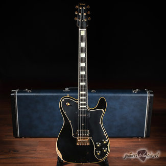 Shabat Guitars Shabat Lion Deluxe Mahogany Guitar w/ Lollar P-90 & Imperial - Black