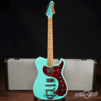 Fano Guitars Fano TC6 Alt de Facto TV Jones, Bigsby w/ Roasted Birdseye Maple – Seafoam Green