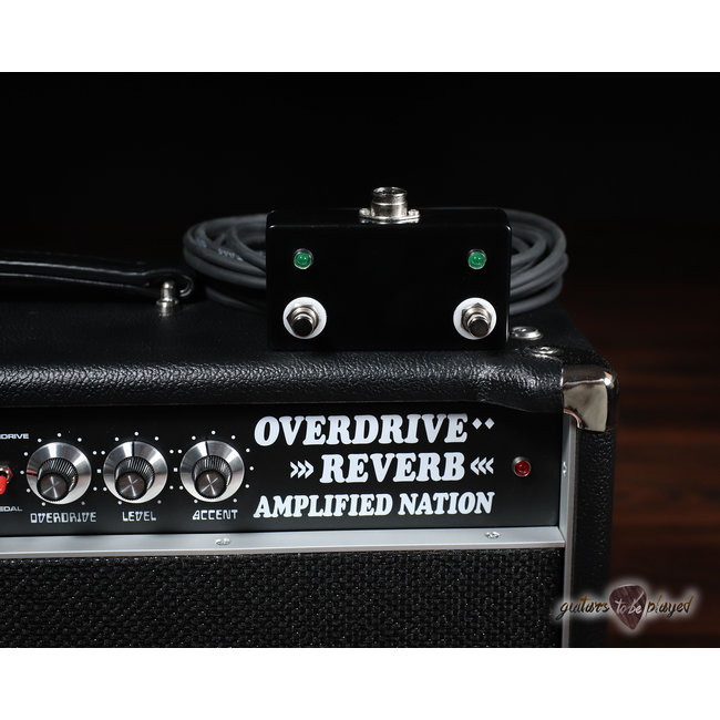 Amplified Nation Overdrive Reverb 50W Head & 112 Oversized Cab – Black