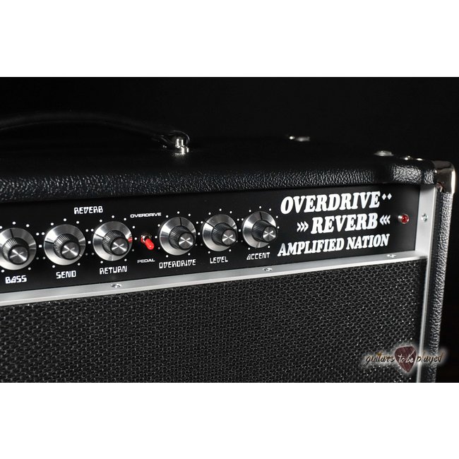 Amplified Nation Overdrive Reverb 50W Head & 112 Oversized Cab – Black