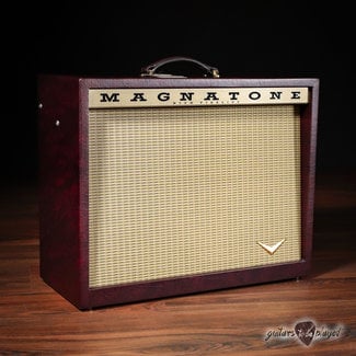 Magnatone Amplification Magnatone Twilighter 22W Reverb/Vibrato 1x12” Combo Amp – Wine Buggy Whip*