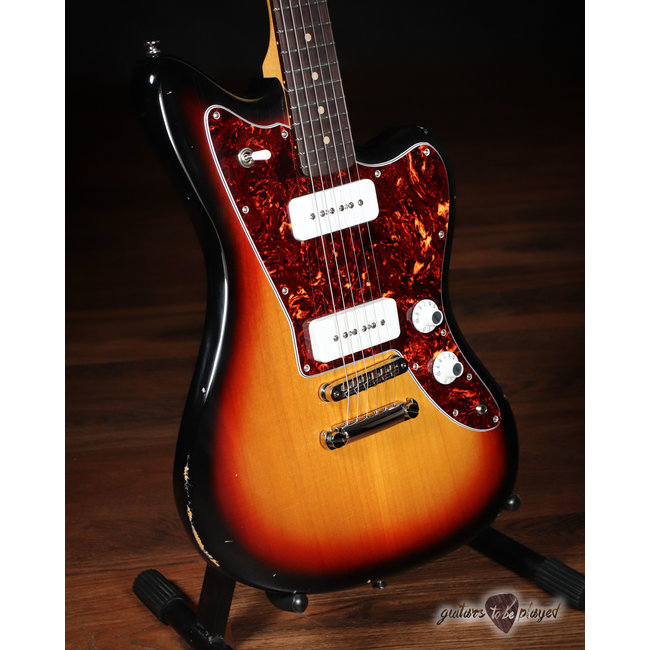 Fano JM6 Oltre P-90 Electric Guitar w/ Gigbag – 3-Tone Sunburst
