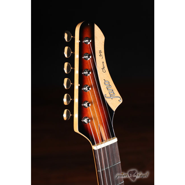Fano JM6 Oltre P-90 Electric Guitar w/ Gigbag – 3-Tone Sunburst