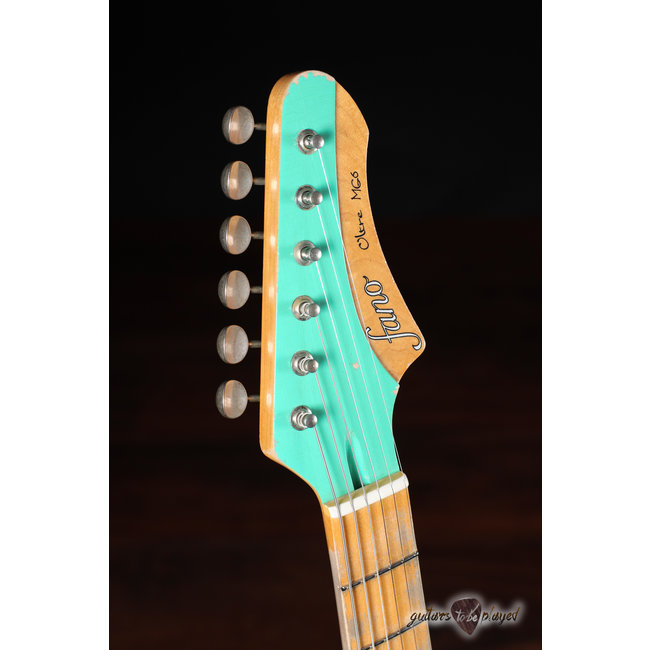 Fano MG6 Oltre Maple Fretboard Humbucker Guitar w/ Gigbag – Seafoam Green