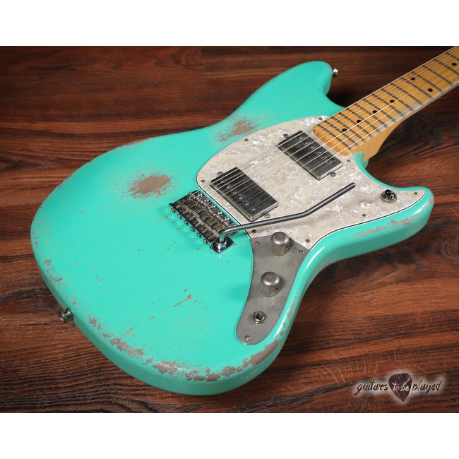 Fano MG6 Oltre Maple Fretboard Humbucker Guitar w/ Gigbag – Seafoam Green