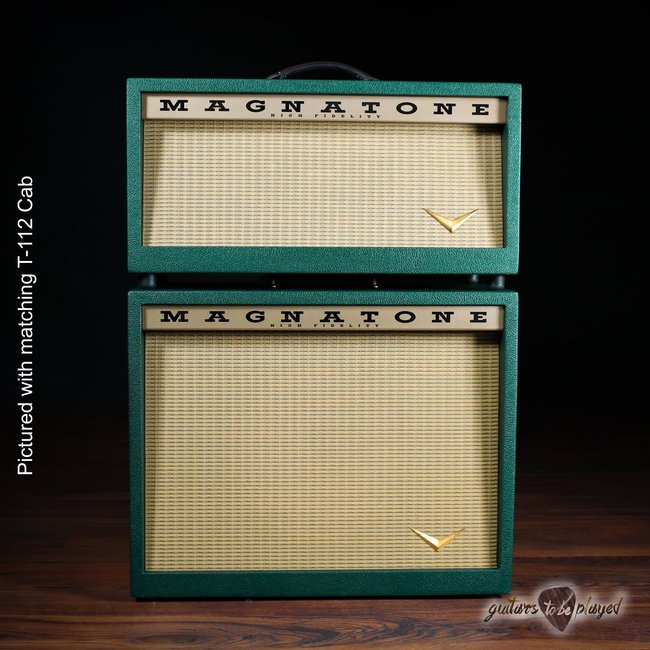 Magnatone Twilighter 22W Reverb/Vibrato Tube Head w/ FTSW & Cover – Dark Green*