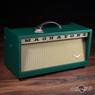 Magnatone Amplification Magnatone Twilighter 22W Reverb/Vibrato Tube Head w/ FTSW & Cover – Dark Green*