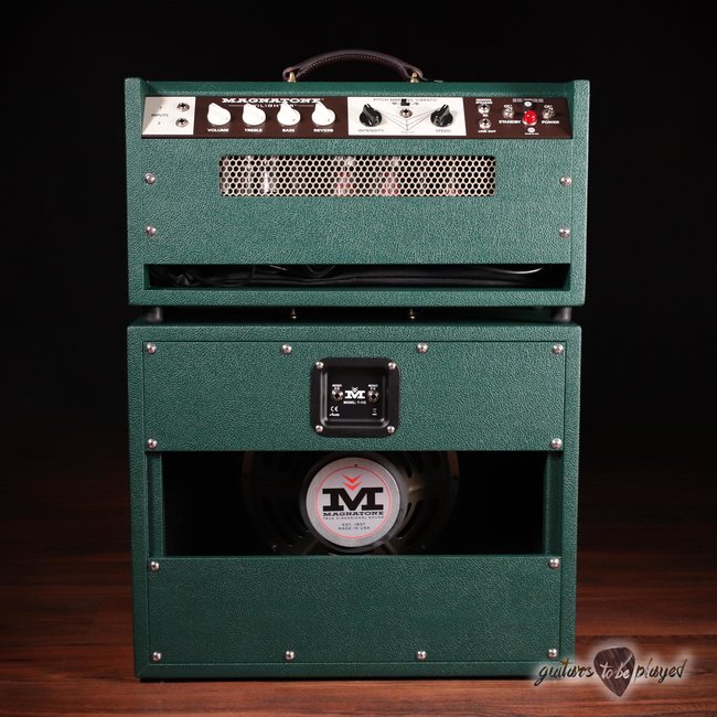 Magnatone Twilighter 22W Reverb/Vibrato Head & 1x12” Extension Cab – Dark Green*