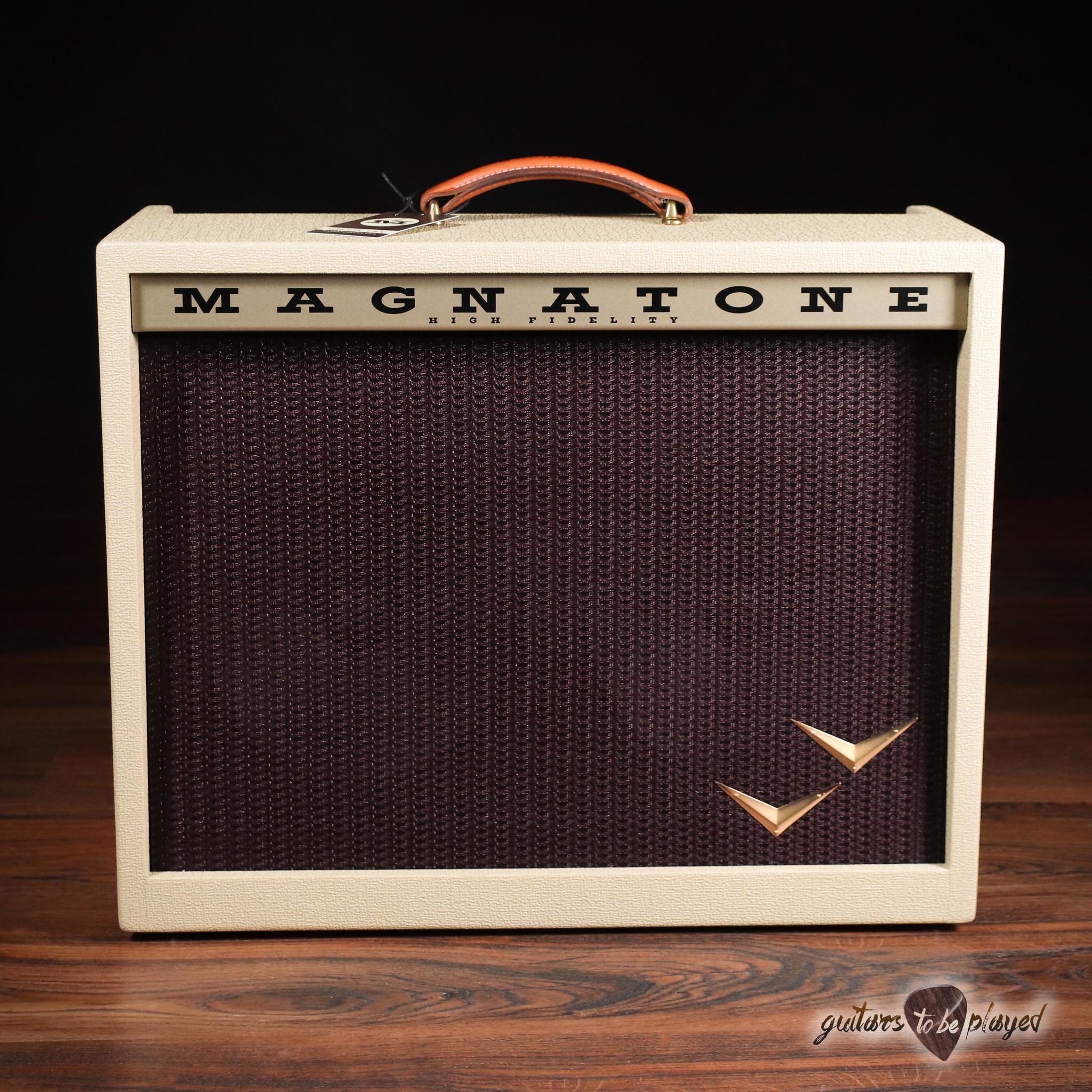 Magnatone Panoramic Stereo 2x10” Combo Amp Blonde w/ Oxblood