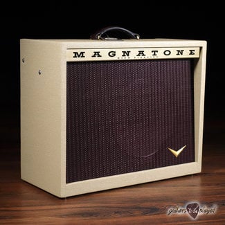 Magnatone Magnatone Twilighter 22W Reverb/Vibrato 1x12” Combo Amp – Blonde w/ Oxblood