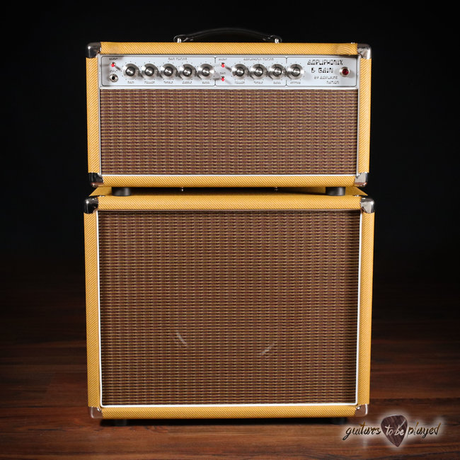 Amplified Nation Ampliphonix & Gain 50W Head & 112 Cab – Lacquered Tweed