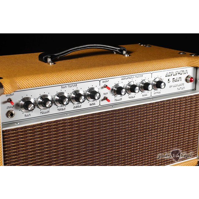 Amplified Nation Ampliphonix & Gain 50W Head & 112 Cab – Lacquered Tweed