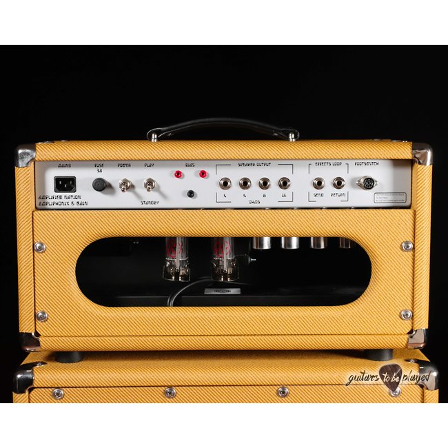 Amplified Nation Ampliphonix & Gain 50W Head & 112 Cab – Lacquered Tweed