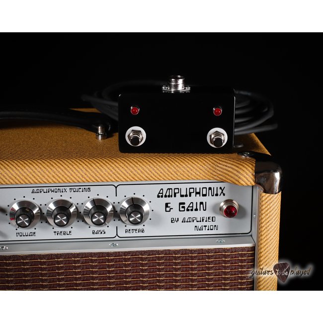 Amplified Nation Ampliphonix & Gain 50W Head & 112 Cab – Lacquered Tweed