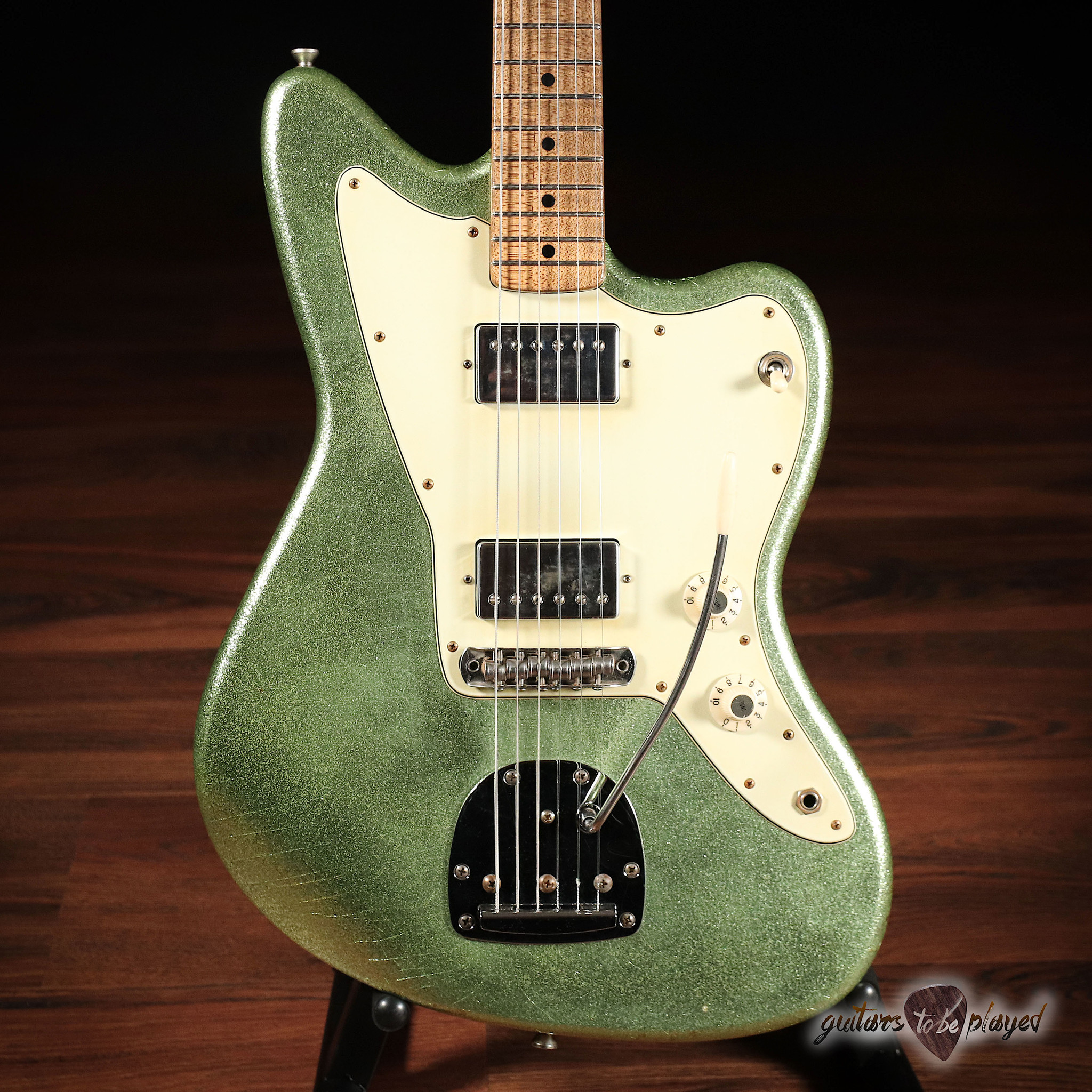Mario Martin Guitars Jazz Bastard Roasted Maple – Coke Bottle Green
