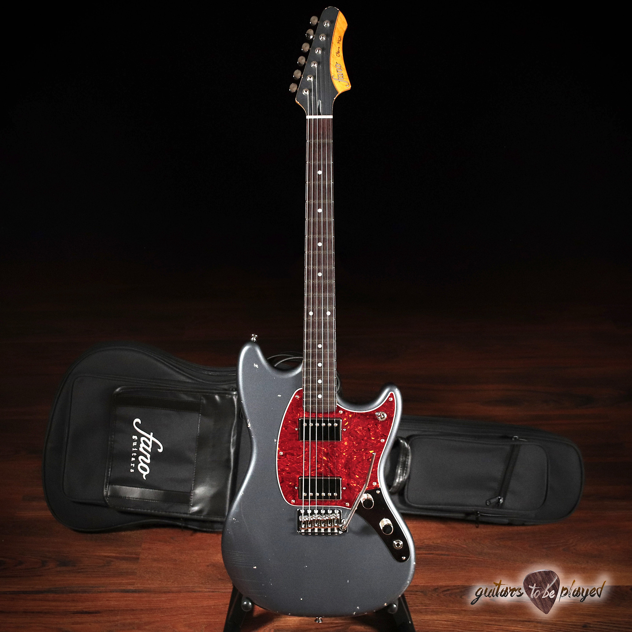 ギター Fano Guitars oltre mg6 Fano MG6 Oltre P-90 Guitar w/ Gigbag – Fiesta Red - Guitars