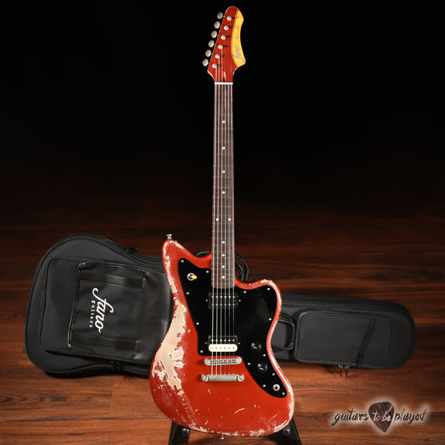 Fano JM6 Oltre Lollar Imperial Humbucker Guitar w/ Gigbag – Candy Apple Orange