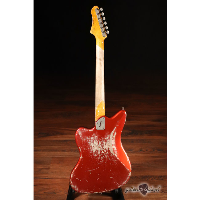 Fano JM6 Oltre Lollar Imperial Humbucker Guitar w/ Gigbag – Candy Apple Orange