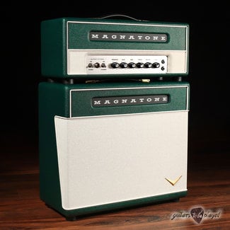 Magnatone Magnatone Super Fifteen Head & 1x12” Cab Bundle w/ Speaker Cable – Emerald Green