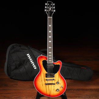 Kauer Starliner Deluxe Ambrosia Maple/Mahogany Guitar – Cherry Sunburst
