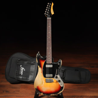 Fano Guitars Fano MG6 Oltre Lollar Mini Humbucker Guitar w/ Gigbag – 3-Tone Sunburst