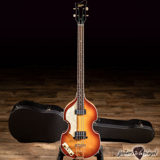 Hofner Artist Series Left-Handed H500/1-63-ARL-O Violin Bass w/ Case – Sunburst