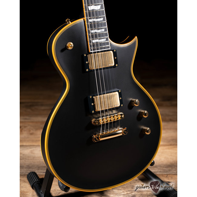 ESP E-II Eclipse DB EMG Electric Guitar w/ Case – Vintage Black
