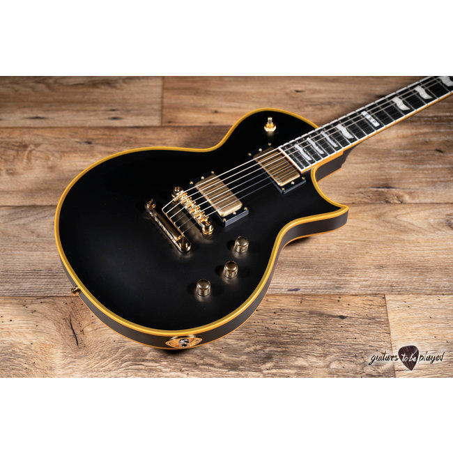 ESP E-II Eclipse DB EMG Electric Guitar w/ Case – Vintage Black