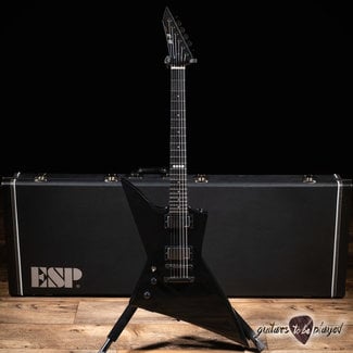 ESP Guitars ESP E-II EX NT Left-Handed EMG Electric Guitar w/ Case – Black