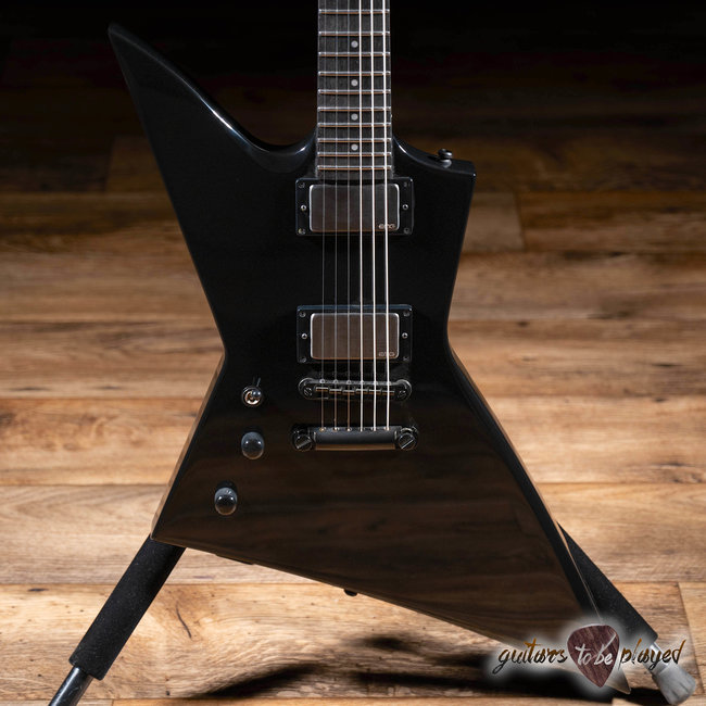 ESP E-II EX NT Left-Handed EMG Electric Guitar w/ Case – Black