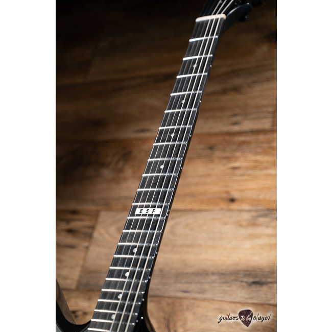 ESP E-II EX NT Left-Handed EMG Electric Guitar w/ Case – Black