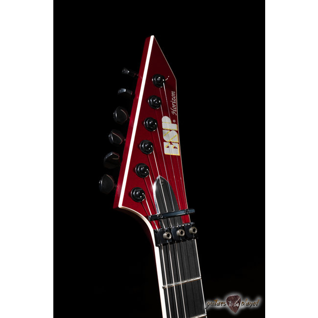ESP Horizon-I Original Japan Floyd Rose Guitar w/ Case – Deep Candy Apple Red