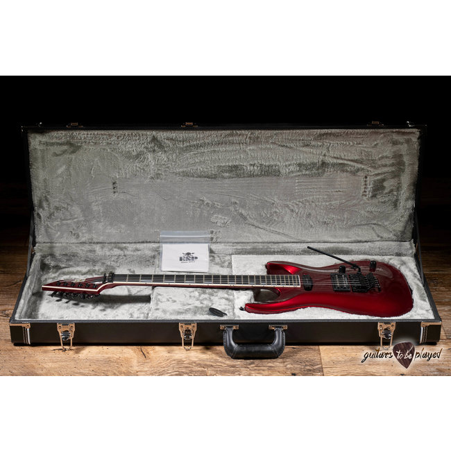 ESP Horizon-I Original Japan Floyd Rose Guitar w/ Case – Deep Candy Apple Red