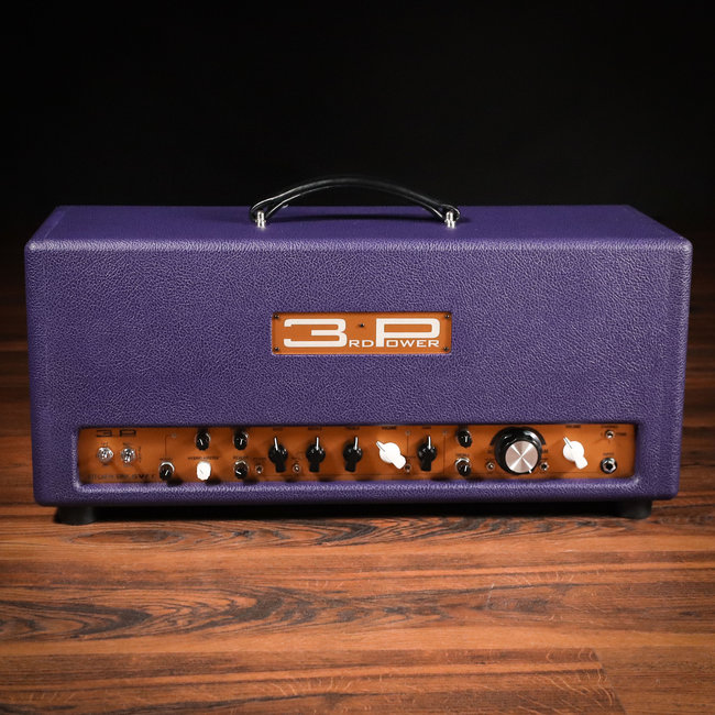 3rd Power Kitchen Sink 6VEL 40W Amp Head w/ Footswitch – Plum Levant & Gold