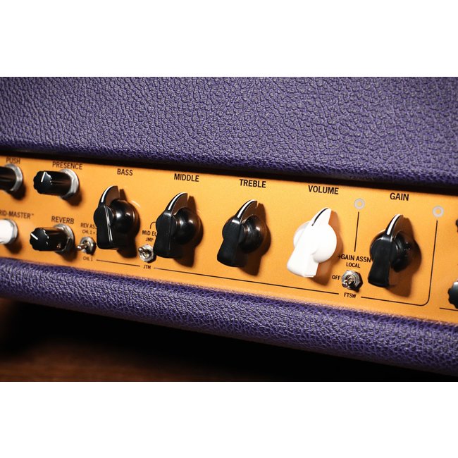 3rd Power Kitchen Sink 6VEL 40W Amp Head w/ Footswitch – Plum Levant & Gold