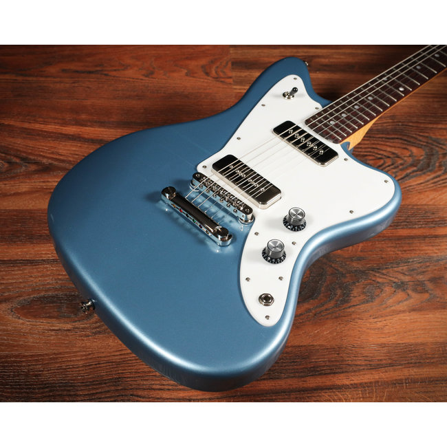 Fano JM6 Oltre Lollar Alnico Pole/Traditional P-90 Guitar w/ Bag – Pelham Blue