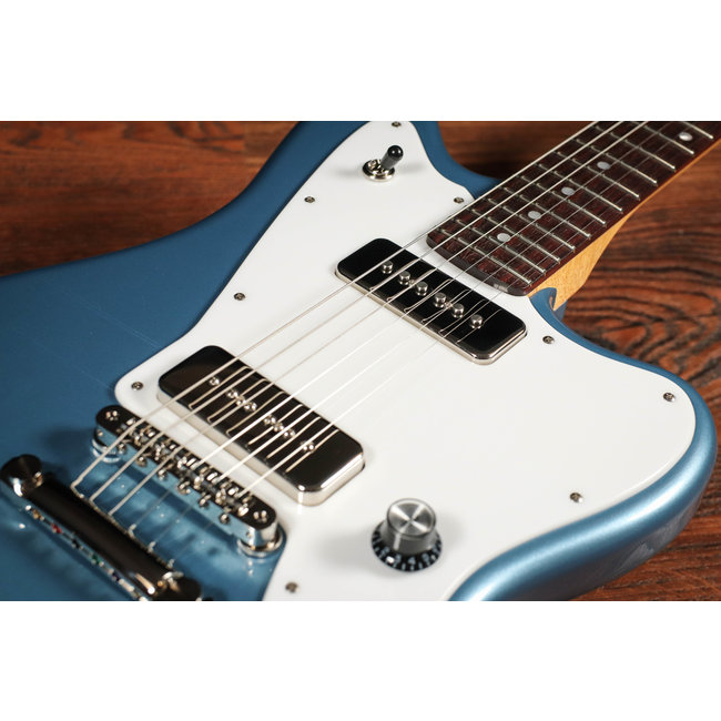 Fano JM6 Oltre Lollar Alnico Pole/Traditional P-90 Guitar w/ Bag – Pelham Blue