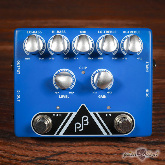 Phil Jones Bass PE-5 Preamp, DI Box & 5-band EQ Pedal w/ Rechargeable Battery