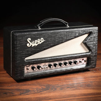 Supro Supro 1932RH Royale 35/50-Watt Tube Amp Head – Black Scandia