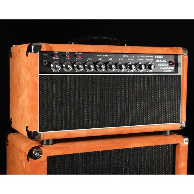 Amplified Nation Steel String Sultan 100w Head & 212 Cab – Golden Brown Suede