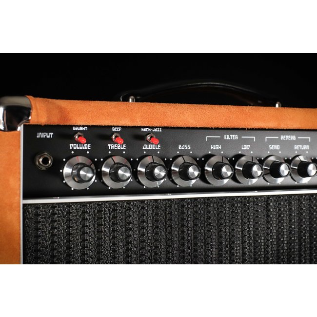 Amplified Nation Steel String Sultan 100w Head & 212 Cab – Golden Brown Suede