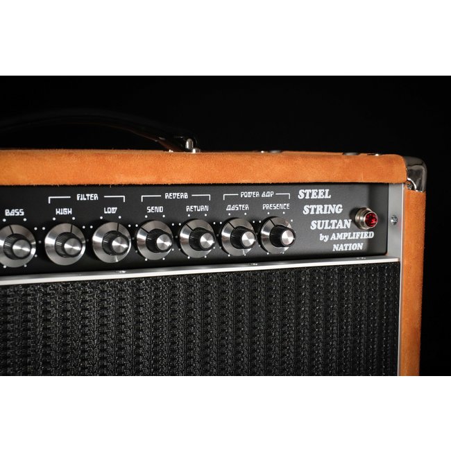 Amplified Nation Steel String Sultan 100w Head & 212 Cab – Golden Brown Suede
