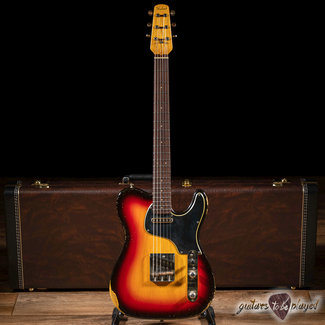 Shabat Guitars Shabat Lion Standard 1-Piece Swamp Ash T-Style – “Target” 3-Color Sunburst