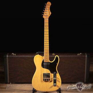 Shabat Guitars Shabat Lion Standard 1-Piece Swamp Ash T-Style w/ Maple Neck – Butterscotch