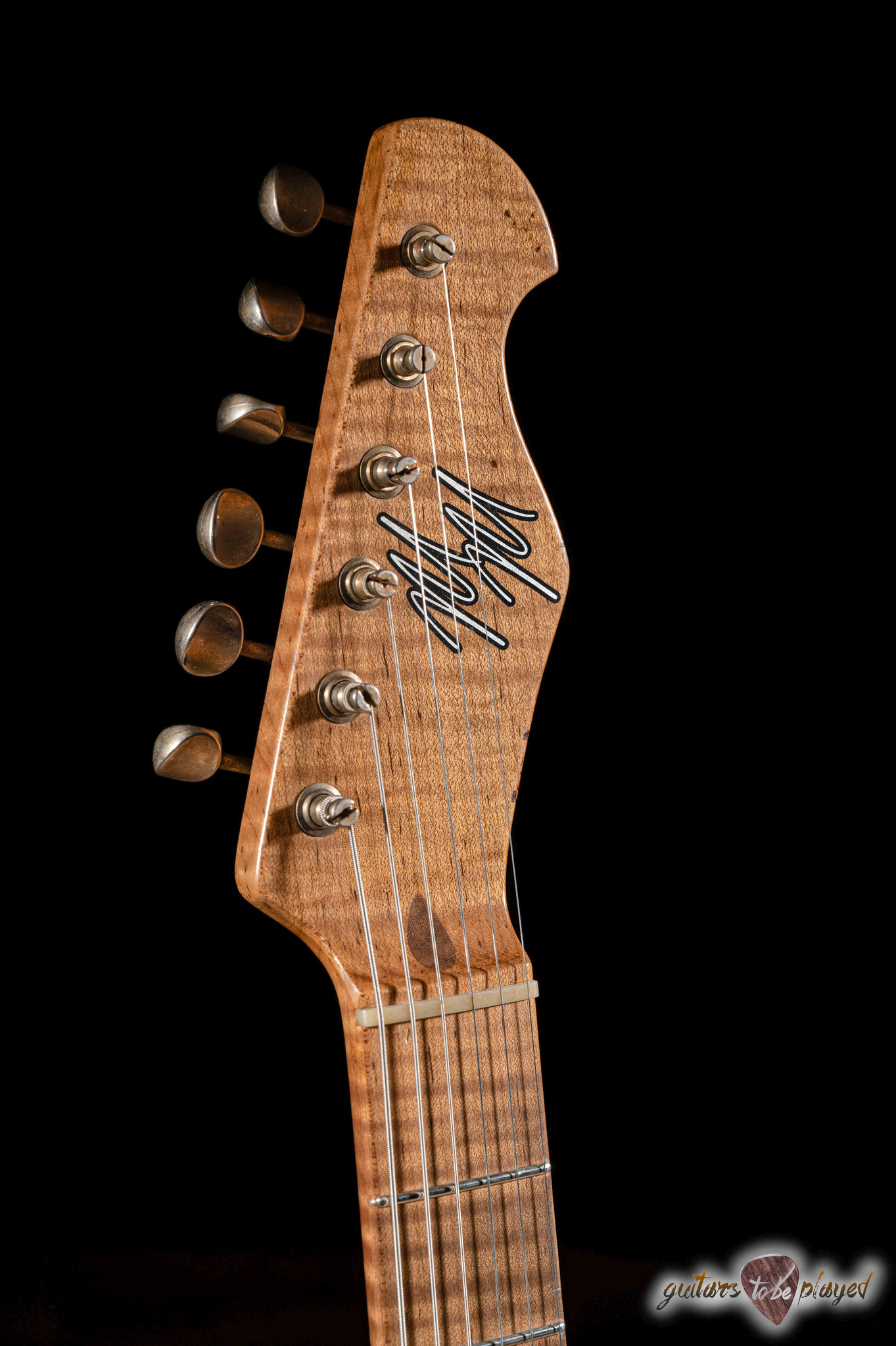 Mario Martin Guitars T-Style Paulownia w/ Lollar A3’s – Black - Guitars