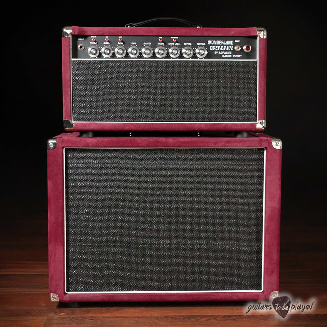 Amplified Nation Wonderland Overdrive V2 50W Head & 112 OS Cab – Maroon Suede