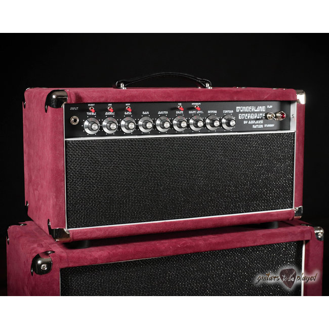 Amplified Nation Wonderland Overdrive V2 50W Head & 112 OS Cab – Maroon Suede