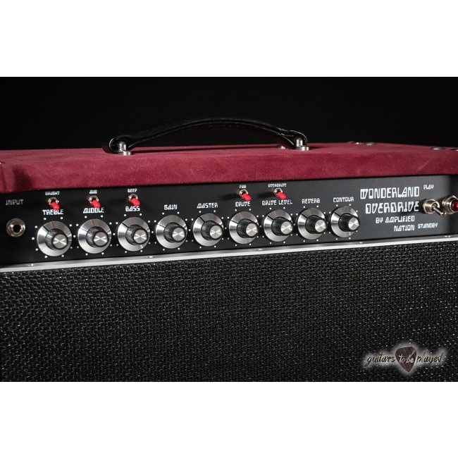 Amplified Nation Wonderland Overdrive V2 50W Head & 112 OS Cab – Maroon Suede