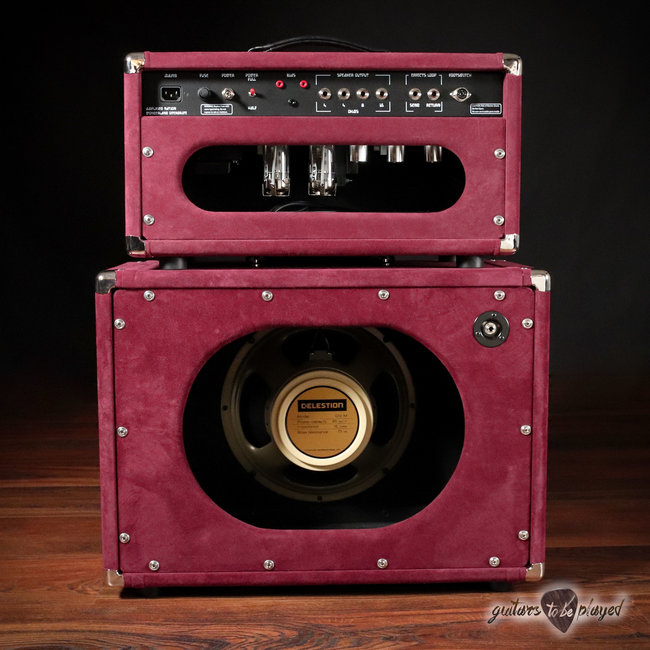 Amplified Nation Wonderland Overdrive V2 50W Head & 112 OS Cab – Maroon Suede